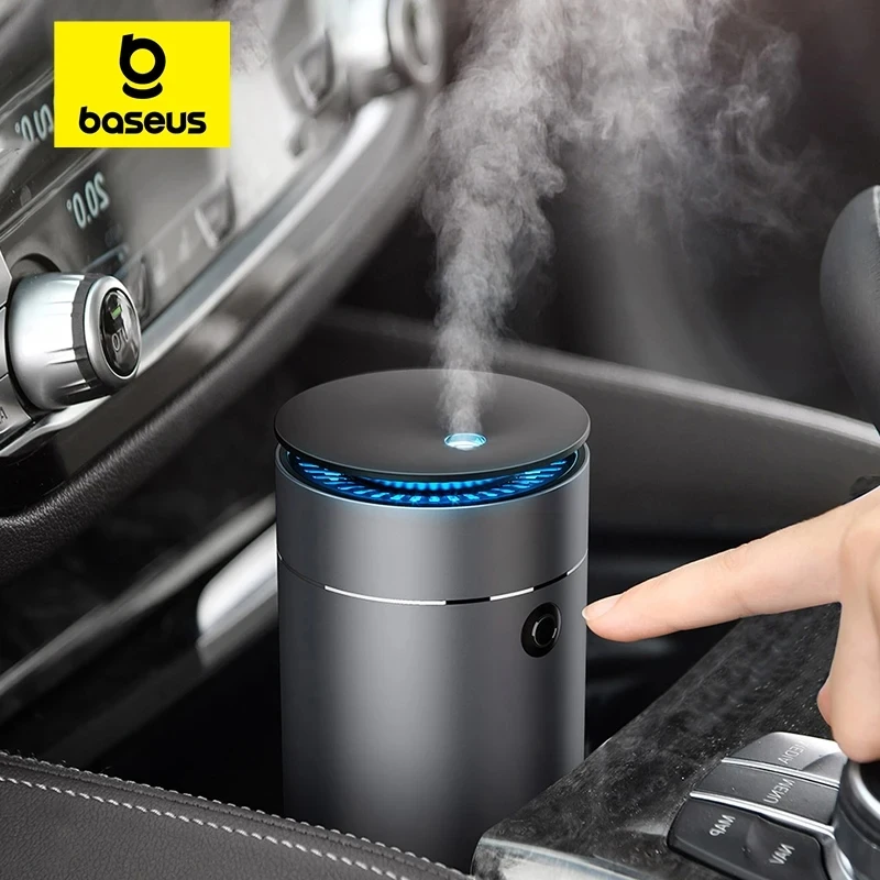 Baseus Car Diffuser Humidifier Auto Air Purifier Aromo Air Freshener with LED Light For Car Aroma Aromatherapy Diffuser