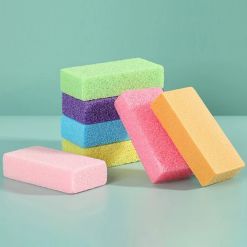 Grattoir en pierre ponce pour poignée de pédicure, lime exfoliante pour les pieds, pour peau sèche et rugueuse, élimination des callosités, talons craquelés manuels, outil exfoliant