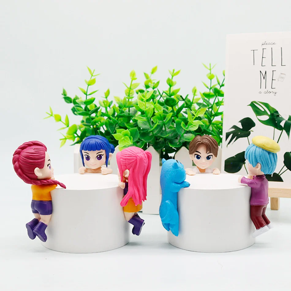 Nuevo Producto, caja ciega de Anime Kpop Devil Hunter, caja ciega divertida para desmontaje, estatua pequeña, modelo periférico, regalos de decoración de escritorio