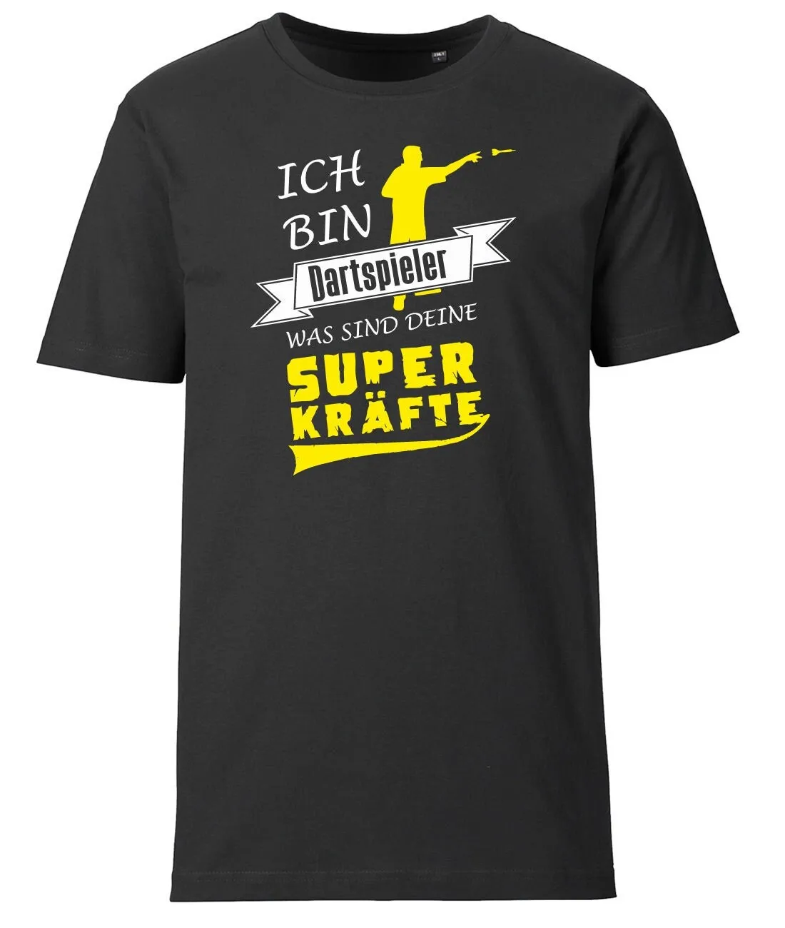 Ich Bin Dartspieler Was Sind Deine Superkräfte Herren T Shirt