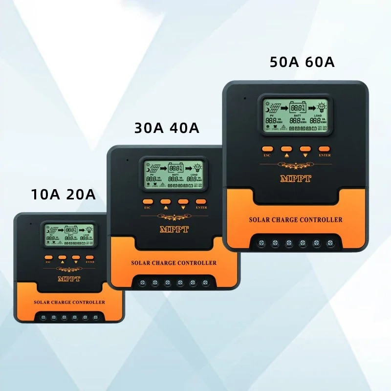 

12V/24V MPPT Solar Controller 20A30A40A60A Photovoltaic Energy Storage System Lithium Battery Charging and Discharging Control