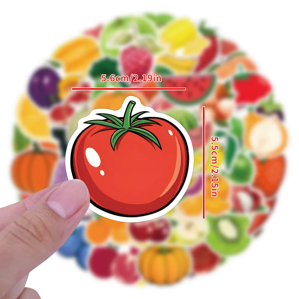 10/30/60/120PCS Fruit Stickers For Waterproof Decal Laptop Motorcycle Luggage Snowboard Fridge Phone Car Sticker