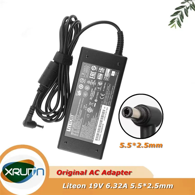 

PA-1121-16 Original Liteon 19V 6.32A 120W Laptop AC Adapter Charger 120W Power Supply 5.5*2.5mm Genuine