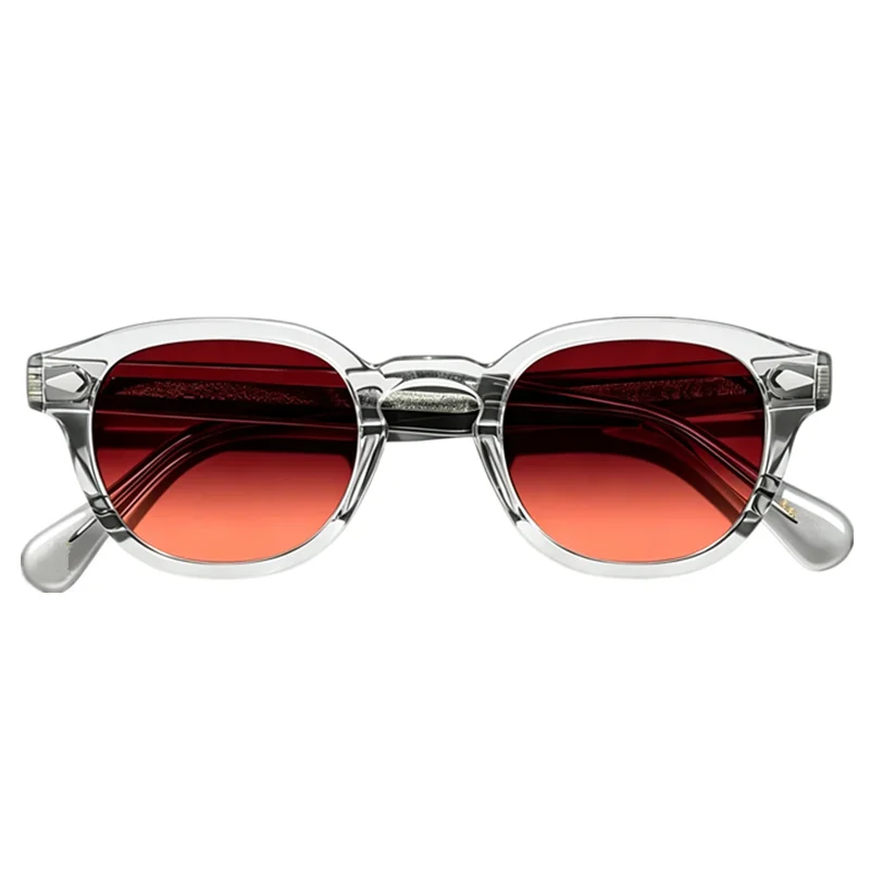 New Color Johnny Depp Tinted Sunglasses UV400 Fashion Newyork Hipster Glasses Men Women for Prescription Goggles - view 5