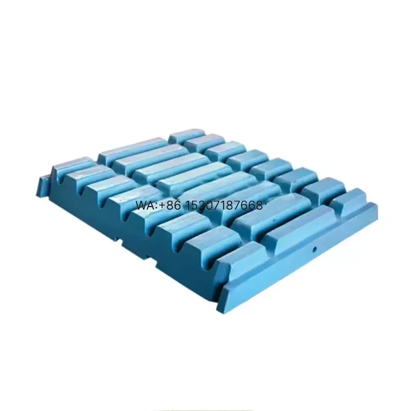 Wmwmnu Mining Jaw Crusher Wear Parts Fixed and Movable Jaw Plate for C160 C200 Mn18Cr2 High Manganese Steel OEM Quality