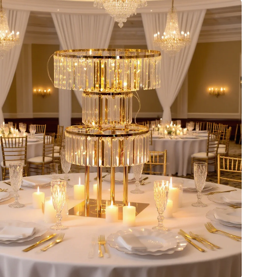 80-130cm 6pcs Metal Wedding Stage Wall Backdrop Stand Light Road Lead for Events Party Supplies Wedding Arch