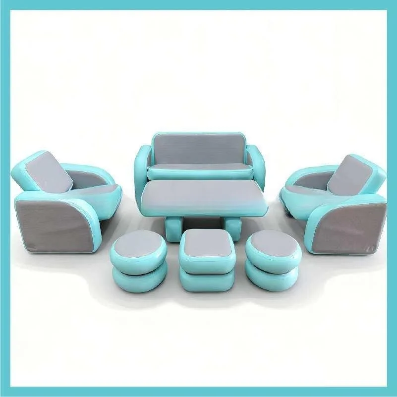 Hot-selling outdoor inflatable sofa, inflatable camping sofa, inflatable brushed seat, easy-to-fold sofa