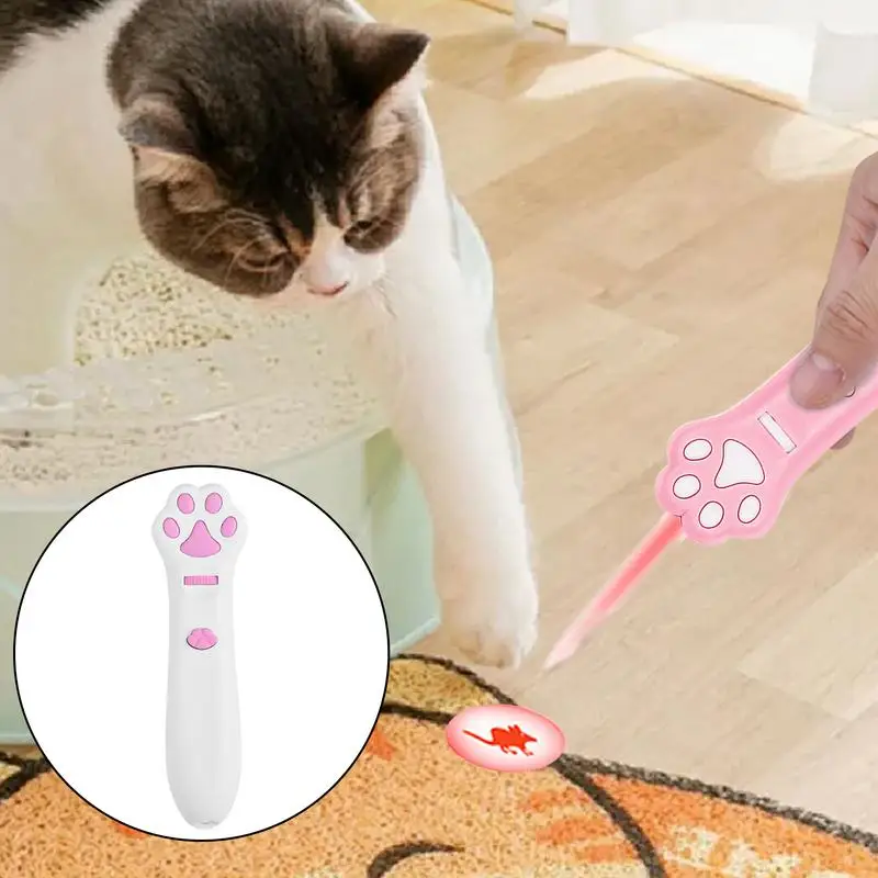 Cat Projection Toy Infrared Pet Teaser Toys Funny Chaser Pet Toy Battery Powered Toy Cute Dog Toy Lightweight Pet Toy