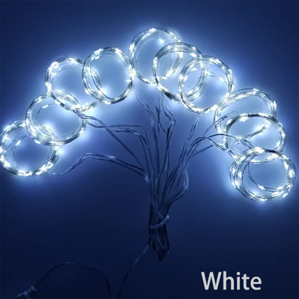 

White Smart USB Remote Control 3*3M 8Mode Copper Wire Curtain Light 5V Decorative Christmas Celebration Festive Atmosphere Light