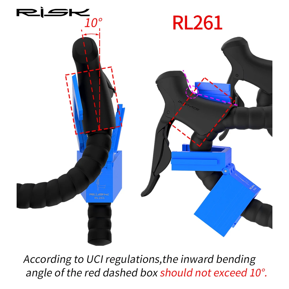 

Bike Handlebar Inward Bend Angle Measurement Tool High Precision Bicycle Handlebar Angle Adjustment Tool Accessories