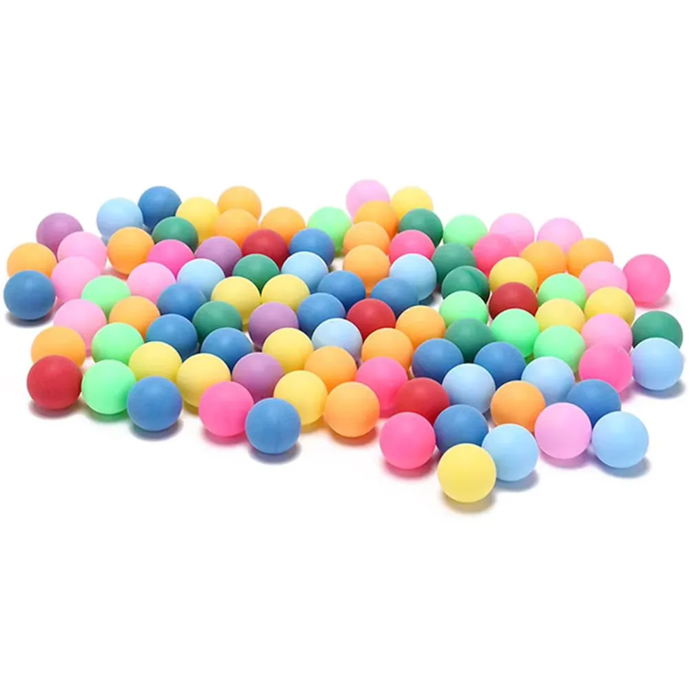 Hot Selling 50pcs 40mm Table Tennis Ball 2.4g Ping Pong Random Colours Group Games Outdoor Sport Outdoor Activity Supplies