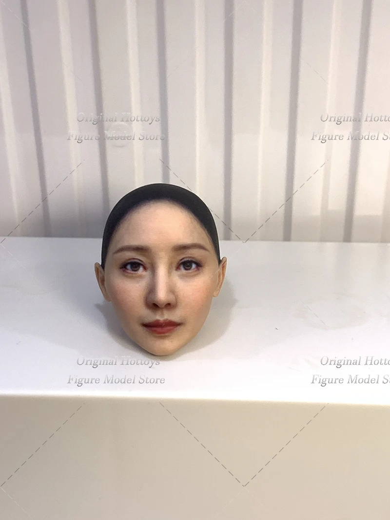 

In Stock 1/6 Scale Women Soldier Head Sculpture Ada Chinese Beautiful Girl Head Carving Fit 12-inches Action Figure Doll Body
