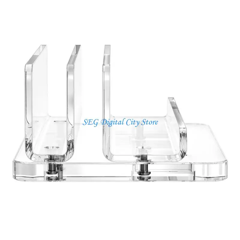 

U75B Vertical Laptop Stand Desktop Stand Holder Dock Acrylic Space Saving Laptop Stand for Desk Laptop Notebook Accessories