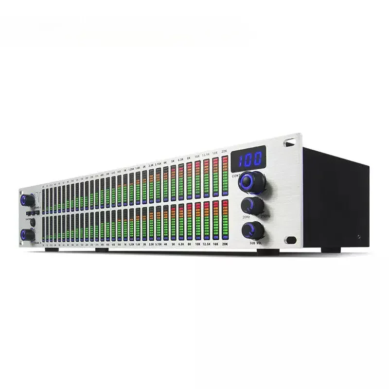 Q-312 Sistema audio professionale Design standard 2U Lettore LED Equalizzatore digitale