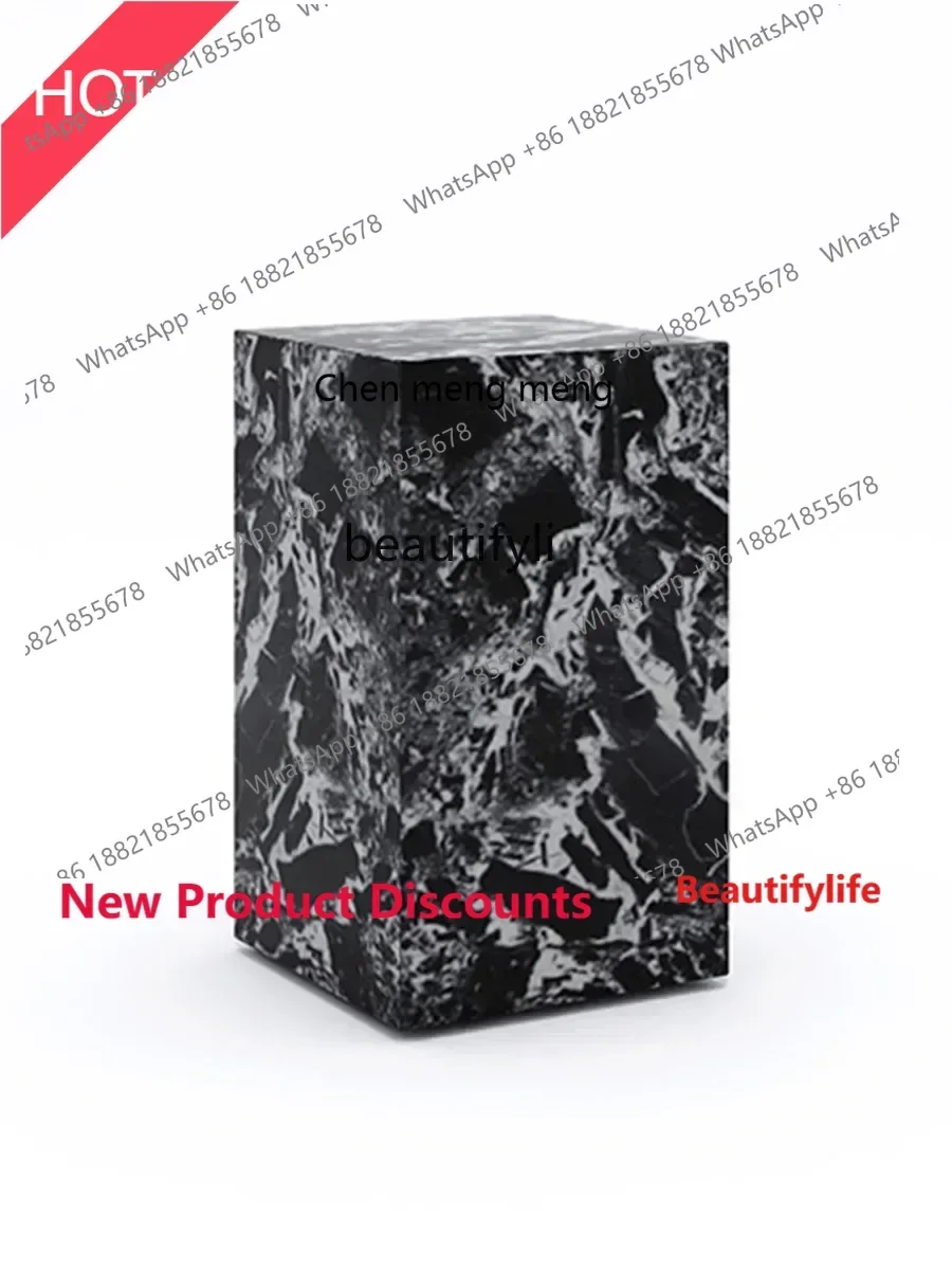 

cn8617 ss A Italian minimalist natural marble coffee table rectangular living room sofa side table designer coffee tableSS 8617