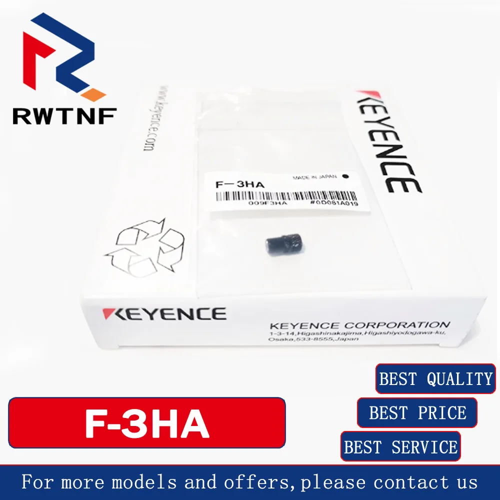 Brand New Genuine F-3HA KEYENCE Fiber optic concentrator focusing lens sensor