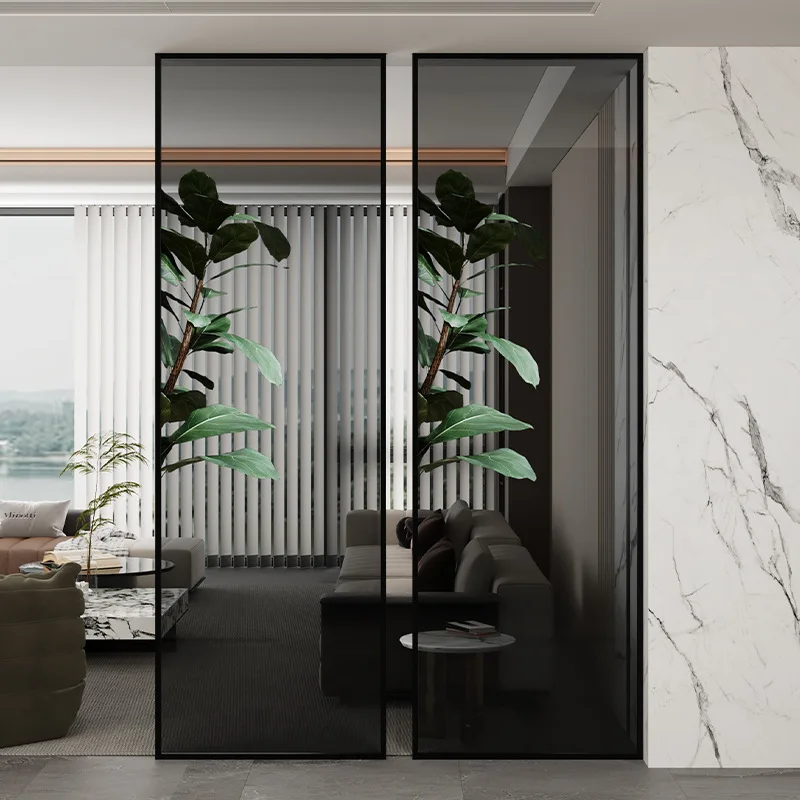 

Living room art painting glass partition wall entry screen cabinet entrance