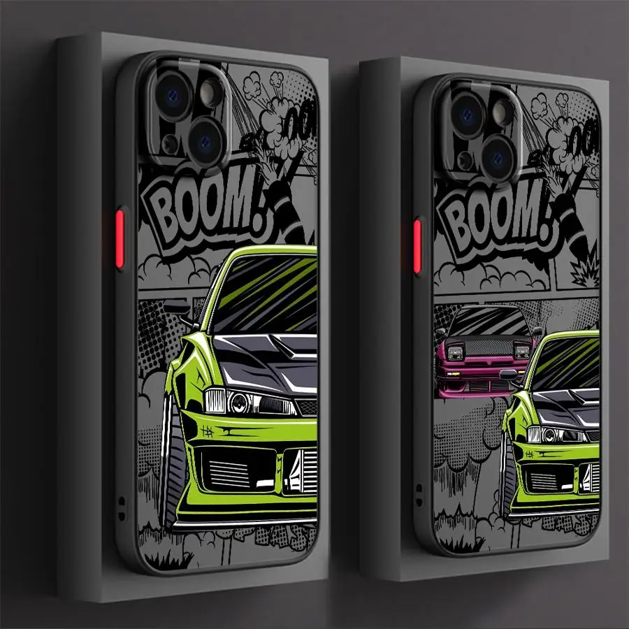 

Performance Cars Funda Back Phone Cover Case for iPhone 17 Pro Max 12 7 8 SE 15 13 Mini 16 Plus 11 Air XS XR 14