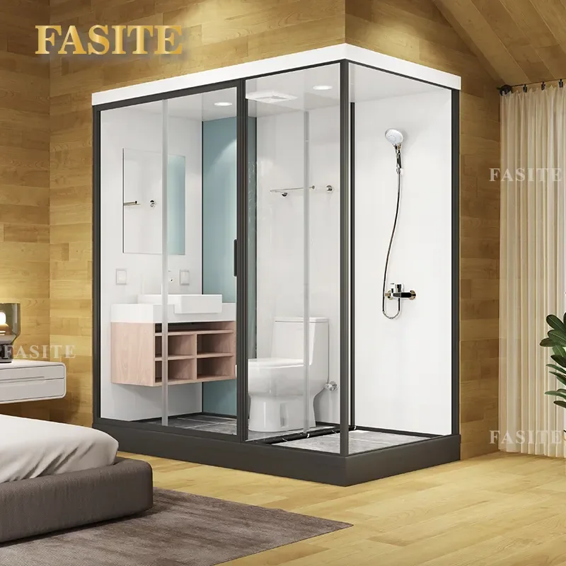 For 6612 Integrated Shower Room Household Bathroom Bath Enclosure Complete Kit Easy Installation Space Saving Modern Design