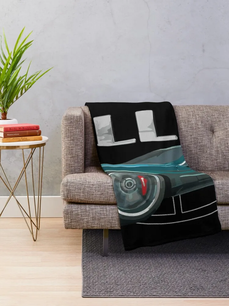 Bullitt Green Mustang GT 5.0L V8 Classic steve mcqueen Muscle Car Throw Blanket Single Multi-Purpose decorative Blankets