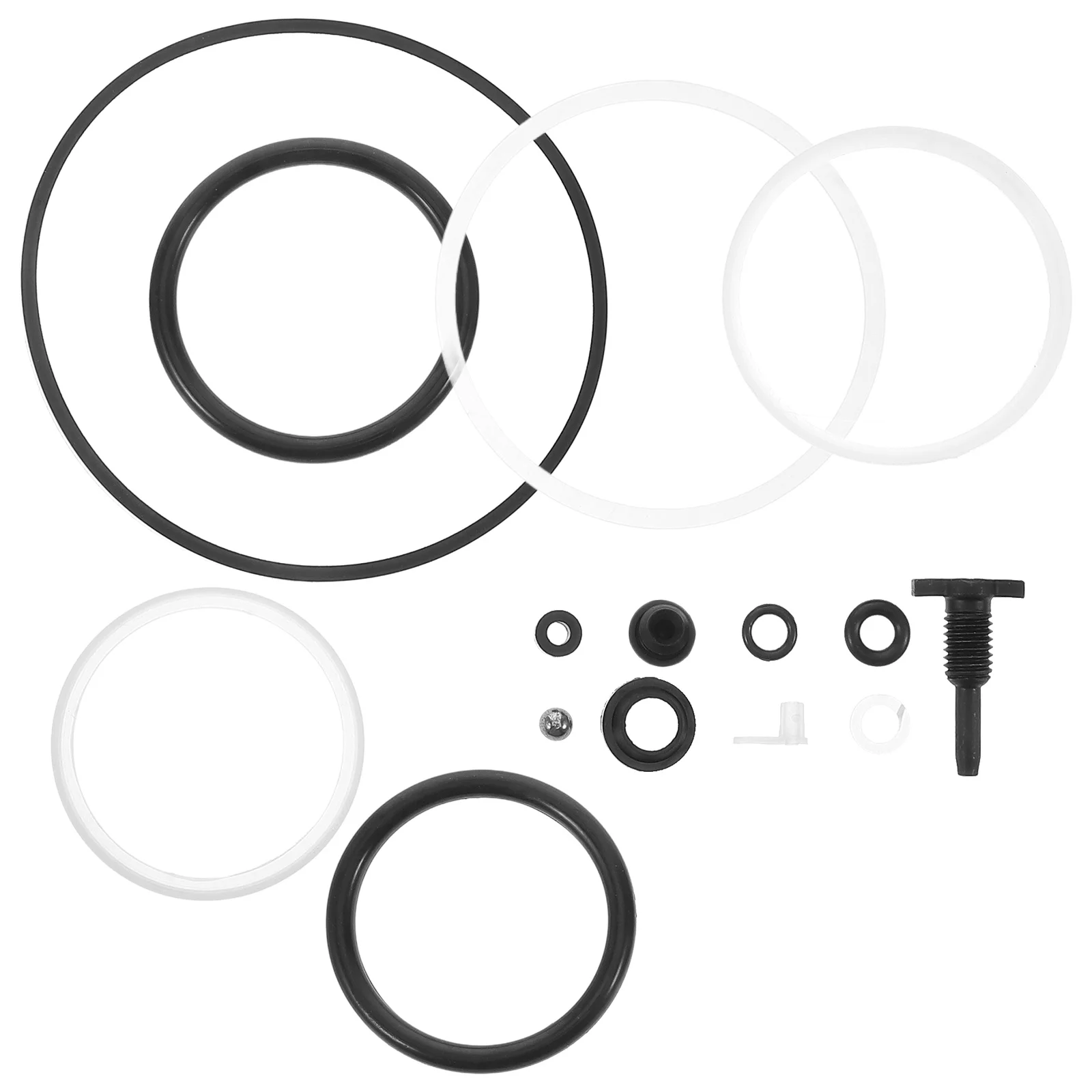 

1Set Hydraulic Jack Seal Kit Heavy Duty Repair Tools Floor Jack Seal Rings Replacement Parts Oil Sealing Rubber Rings