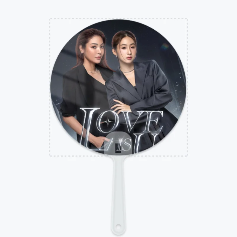 Fayeyoko Yokoapasra Fayeperaya HD Poster Thai TV Blank The Series Drama Stills Photos 18*18cm Plastic Round Fans Can Custom