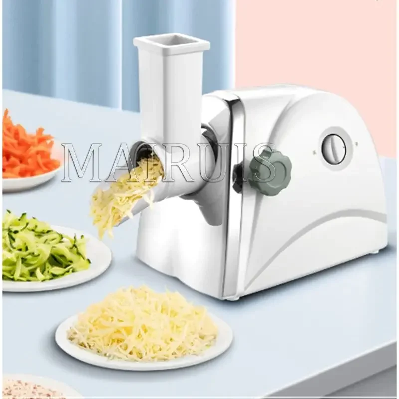 Multifunctional Household Electric Vegetable Cutter Radish Cheese Grating Slicing Shredding Machine