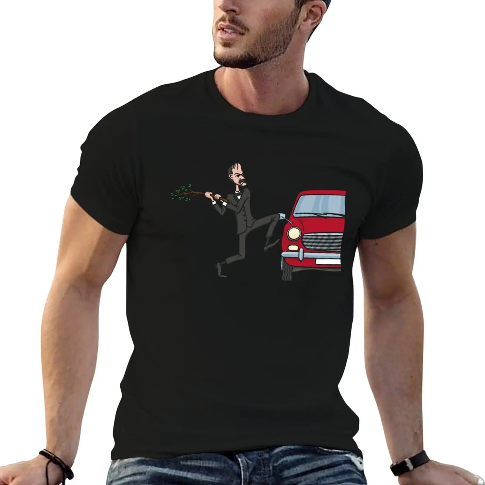 Basil's Fury T-Shirt Fashion Print Casual Short Sleeve