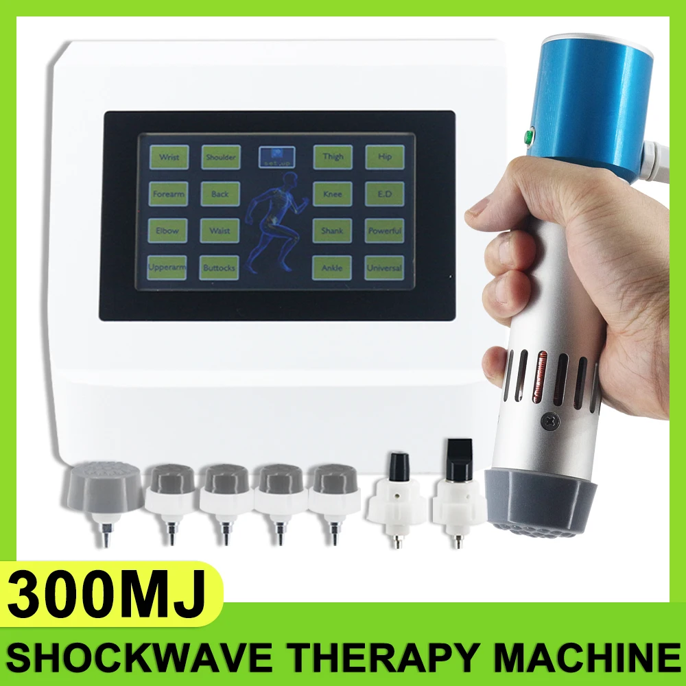 300mj Shockwave Therapy Machine ED Treatment Pain Relief Body Relax Portable Shock Wave Physical Equipment Body Massager