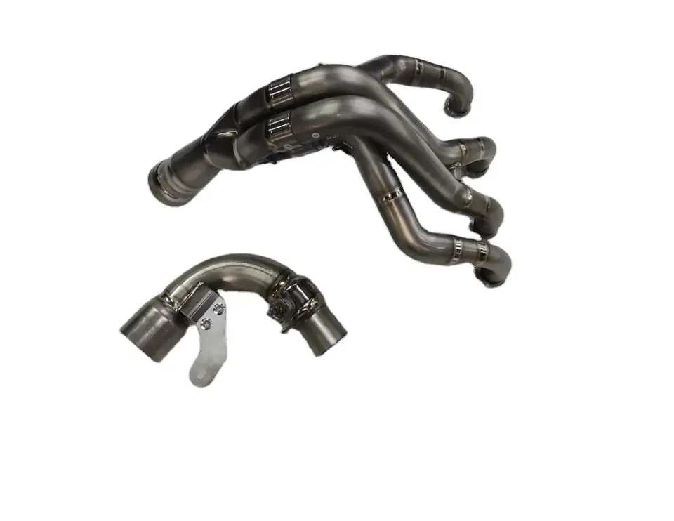 Motorcycle Exhaust for MV Agusta Brutale 1000 Titanium Alloy Front Middle Link Pipe MV A1000