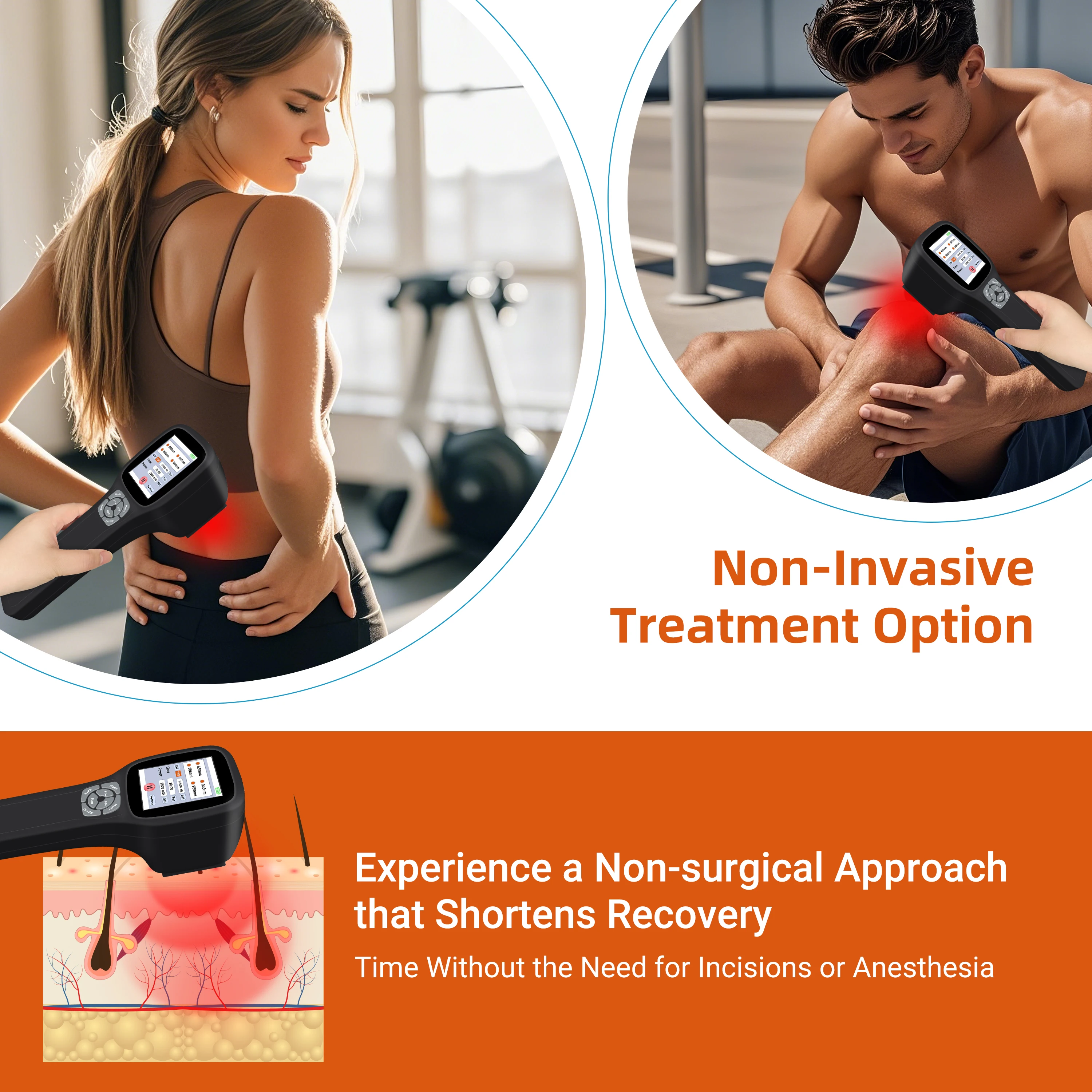 Frovab LLLT العلاج بالليزر البارد الأحمر NIR ضوء التهاب المفاصل لتخفيف التهابات غير الغازية جهاز العلاج الطبيعي للعناية بالمفاصل #5