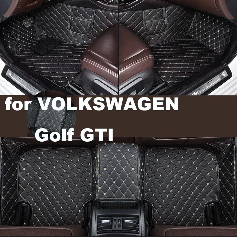 

Autohome Car Floor Mats For VOLKSWAGEN Golf GTI 2009-2013 Year Upgraded Version Foot Coche Accessories Carpetscustomized