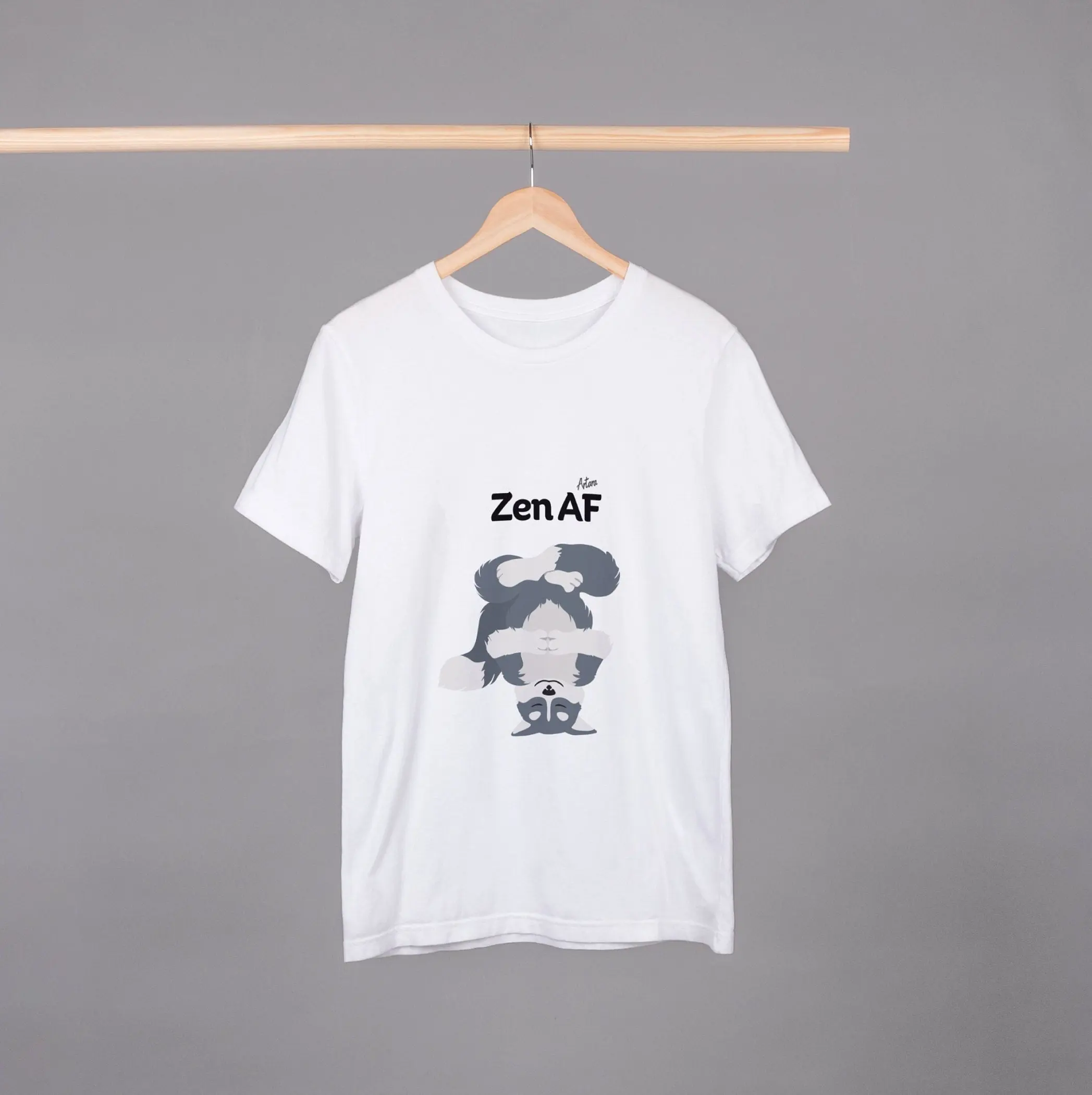 Zen Af Yoga Dog T S…