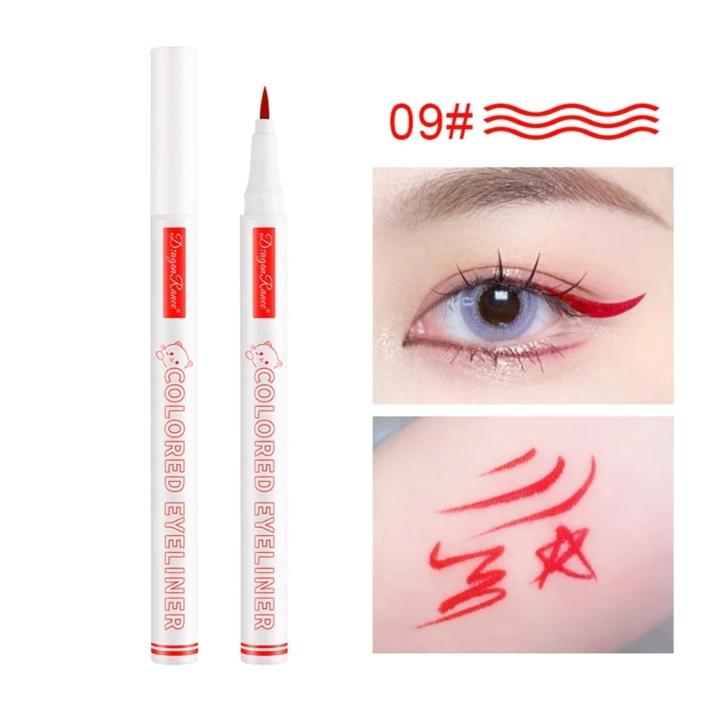 Gekleurde Gel Eyeliner Potlood Waterdichte Langdurige Eyeliners Kleurrijke Oogmake-up Pen Matte Eyeliners Potlood Cadeau