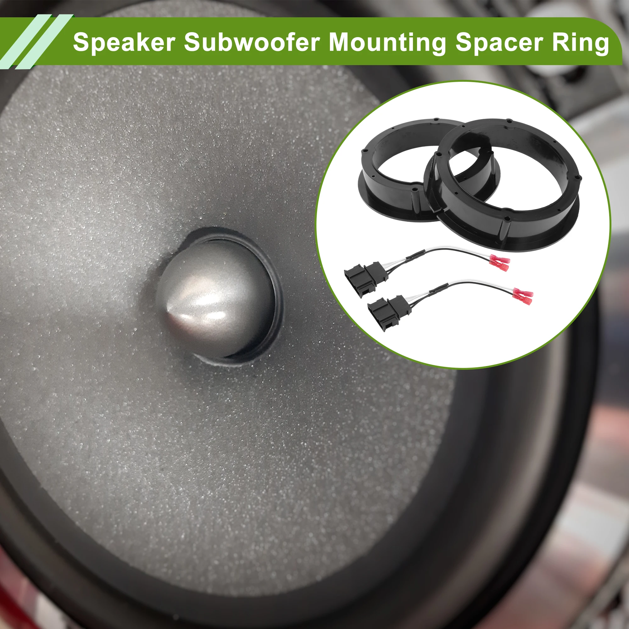 UXCELL Speaker Spacer Ring Tweeter Speaker Spacer Adapter for VW New Beetle 9C for 6.5