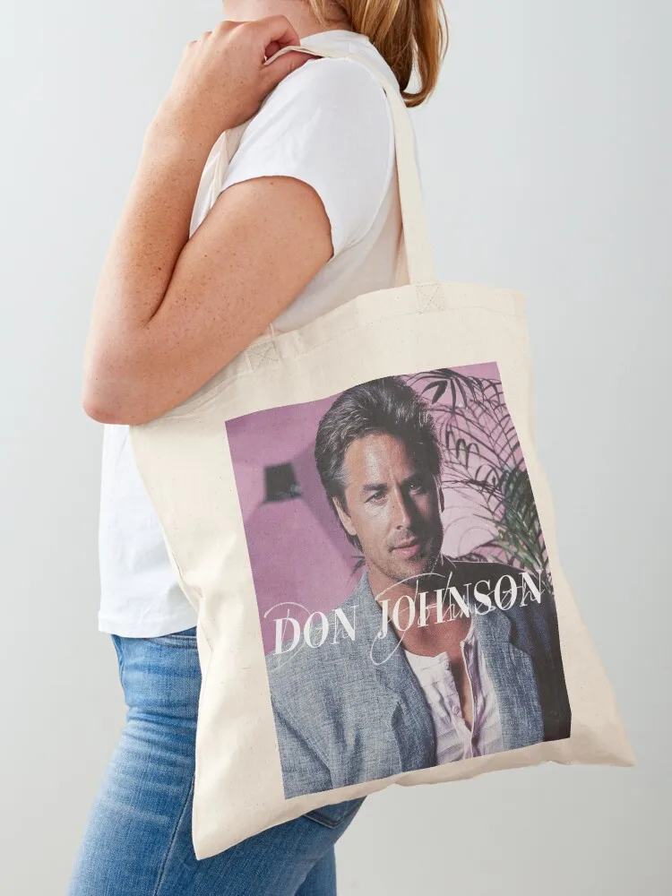 

Don Johnson // Vintage Tote Bag shopper bag woman Handbags supermarket folding bag woman shopping