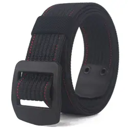 1PC Fashion Man Belt Outdoor Nylon Buckle Canvas Braided Belt Business Casual Quick Dry Belts