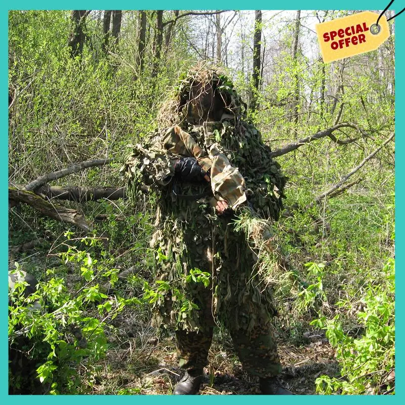 

-ABHW Hunting Camouflage Nets Woodland Camo Netting Blinds Great For Sunshade Camping Hunting Party Decoration