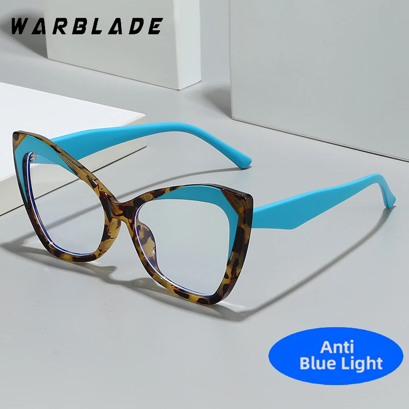 

Vintage Anti Blue Light Blocking Cat Eye TR90 Glasses Women For Female Luxury Brand Designer Myopia Prescription Optical Frame