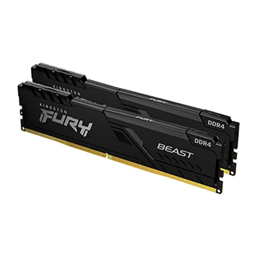 

Kingston FURY 64GB (2x32GB) 3200Mhz DDR4 CL16 Desktop Memory Kit of 2 Intel XMP AMD Ryzen KF432C16BBK2/64