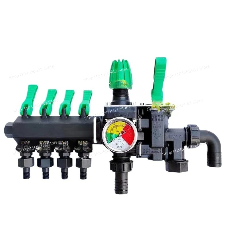 

apply to agricultural dispenser water separator, three-way four-way water separator, pressure regulating valve, plant protection