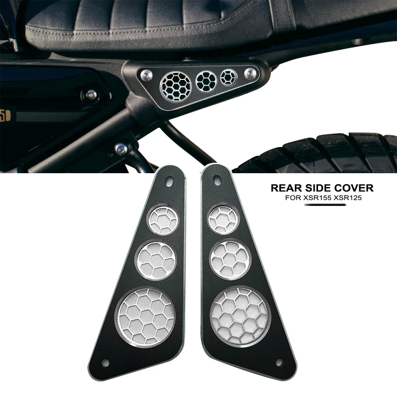 Motorcycle Rear Side Cover Cap Panel Plate Frame Cover Guard Protector Fit For Yamaha XSR155 XSR125 XSR 155 125 2020 2021 2022