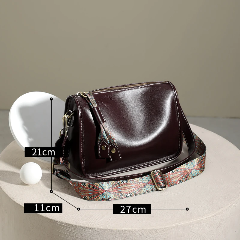 

Soft Genuine Cowhide Crossbody Bag for Women High Quality Leather Underarm Shoulder Bag Popular Fashion Handbag ﻿women bags