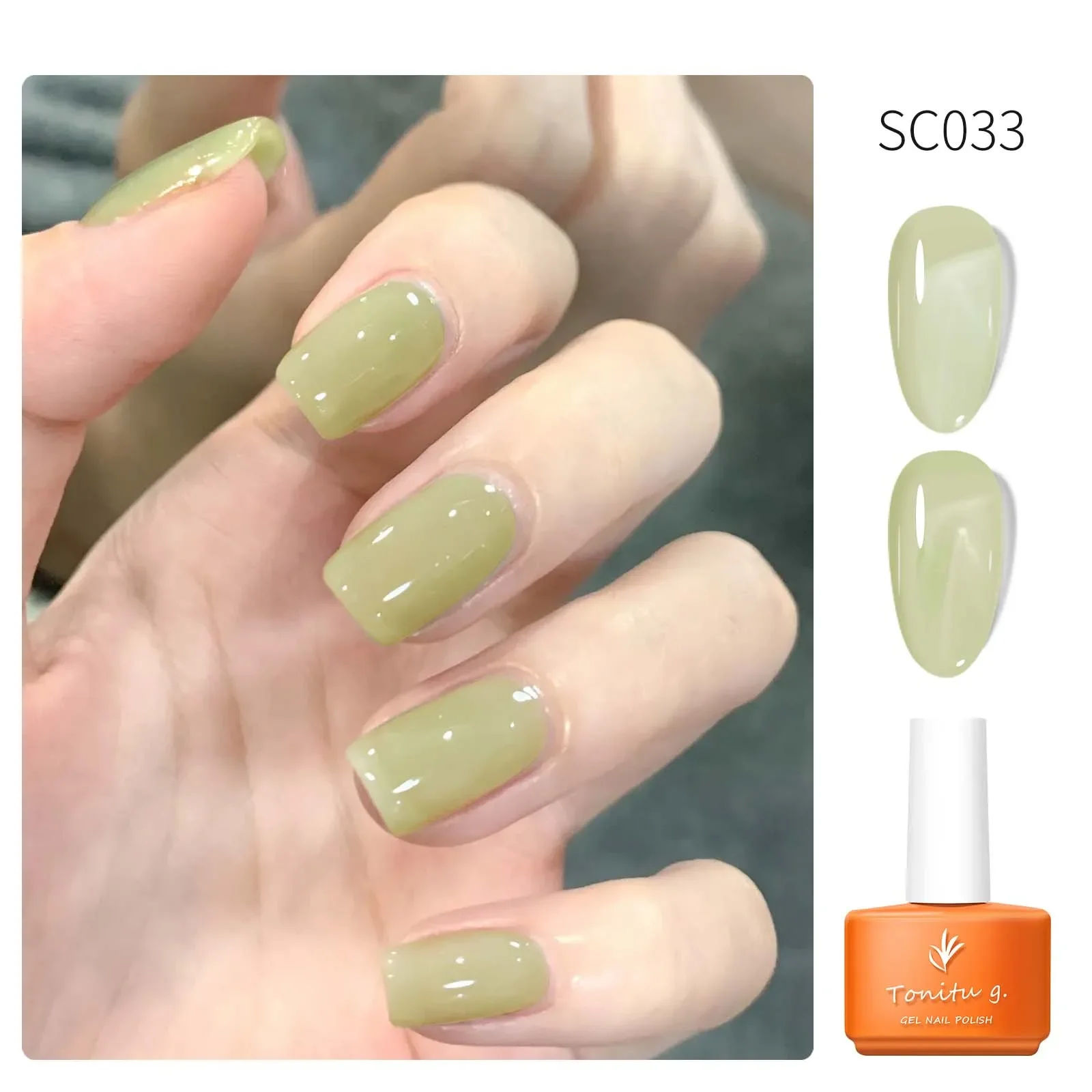 Tonitu G Wit Groen Oranje Jelly Naakt Roze Gel Nagellak Doorschijnend UV LED Rode Nagels Art Gel Semi Permanente Vernis Manicure