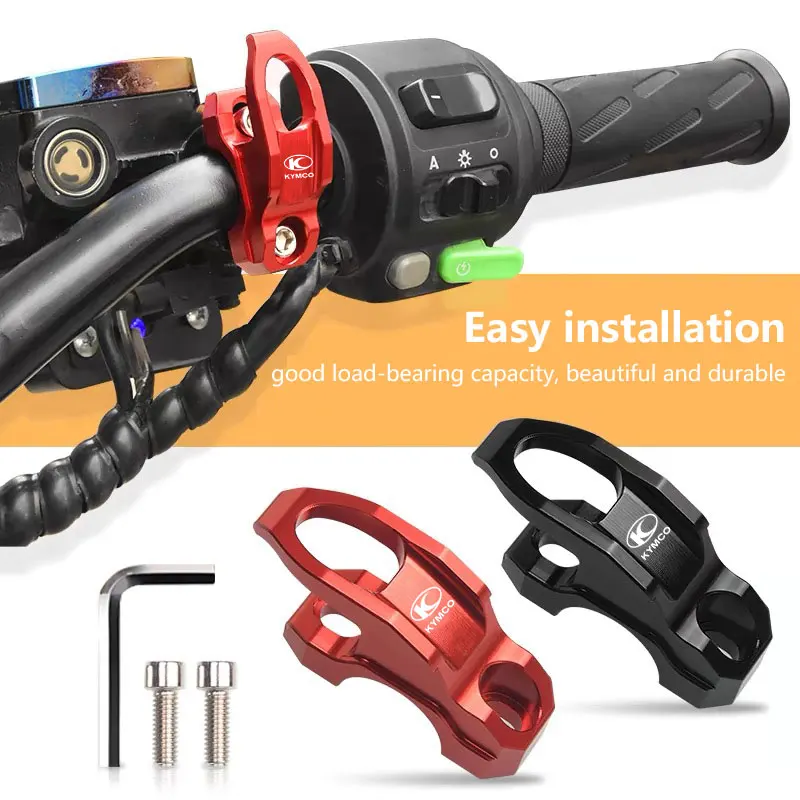 For KYMCO AK550 XCITING 250 300 350 400 400S 500 DownTown 125 300i Motorcycle CNC Luggage Bag Bottle Storage Hook Helmet Holder