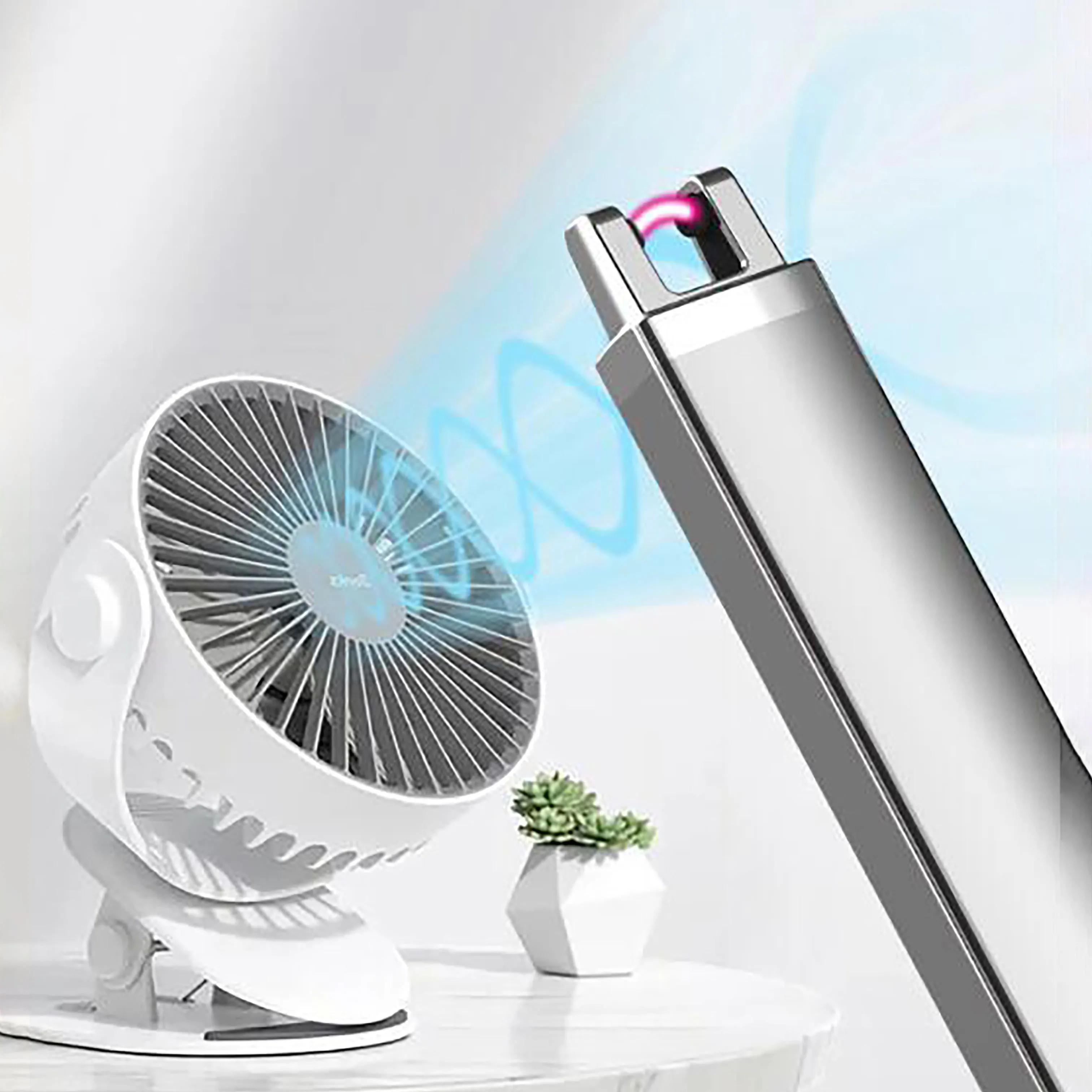 1 electric igniter, electric candle igniter, windproof and flameless, with USB rechargeable battery, household small tool