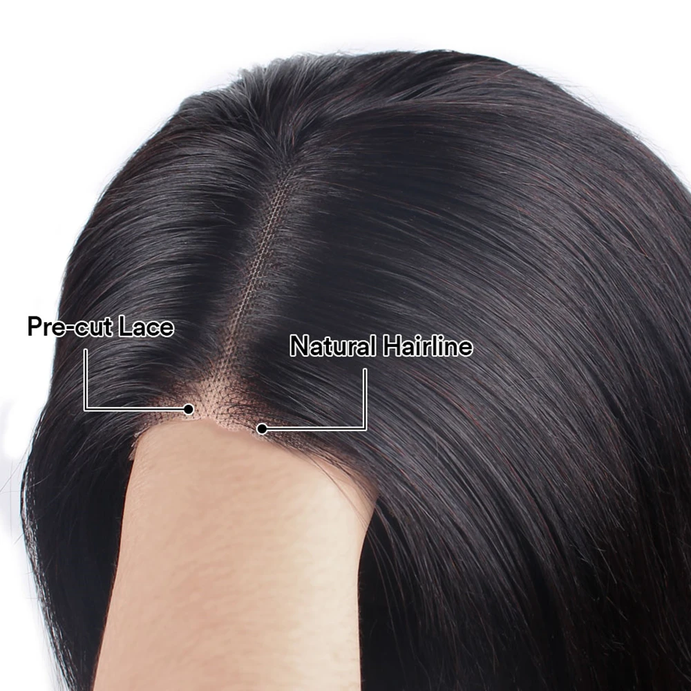 بوب الباروكات غلويليس Hd الدانتيل الباروكات شعر الإنسان 220 الكثافة بوب شعر مستعار مستقيم أسود طبيعي 5X5 الدانتيل قبل قطعها مع خصلات الشعر المستعار الإنسان