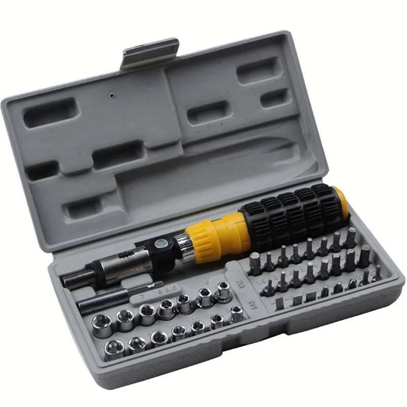 

Most-41-Piece Multifunctional Screwdriver Set Tool Screwdriver Socket Wrench Combination Socket Wrench Easy To Use