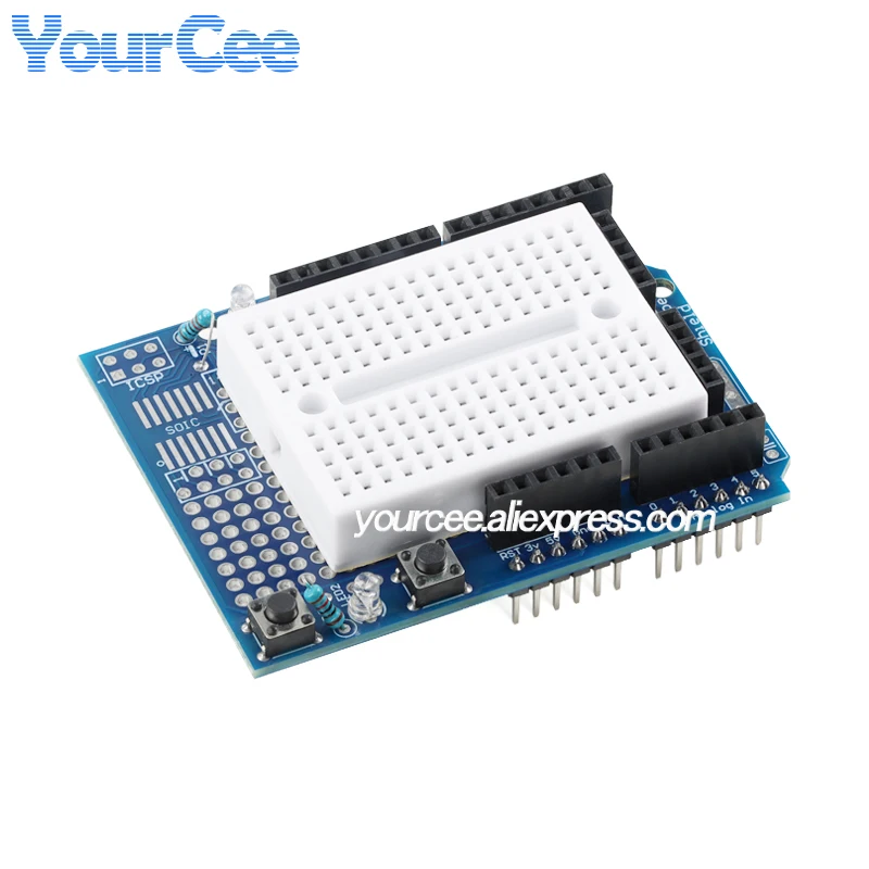 Sensor Shield V5.0 Sensor Expansion Module 3 Prototype Proto Shield Breadboard Learning Expansion Module for Arduino