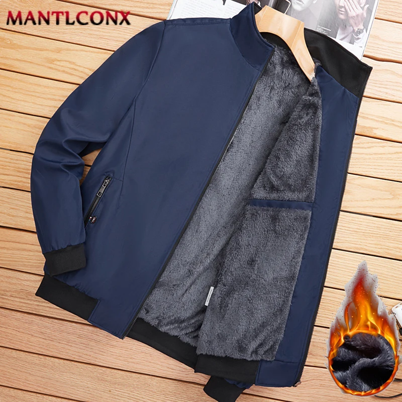 Quality Fleece Warm Men's Winter Jacket Windbreak Parka Coat Thicken Inner Jacket Men Windproof Men's Winter Coat Plus Size 3XL